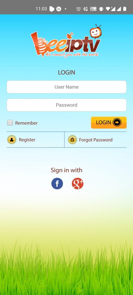 Bee IPTV on Android