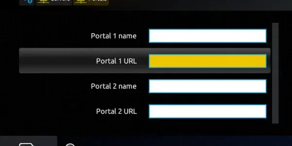 Enter the Portal URL for Gold IPTV