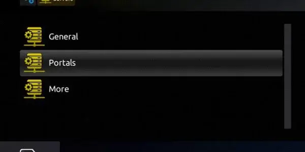 Select the Portals option to stream Great IPTV