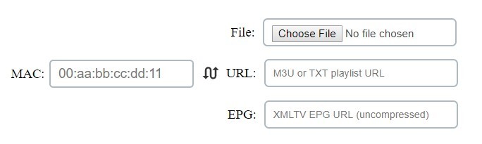 Paste the M3U Link