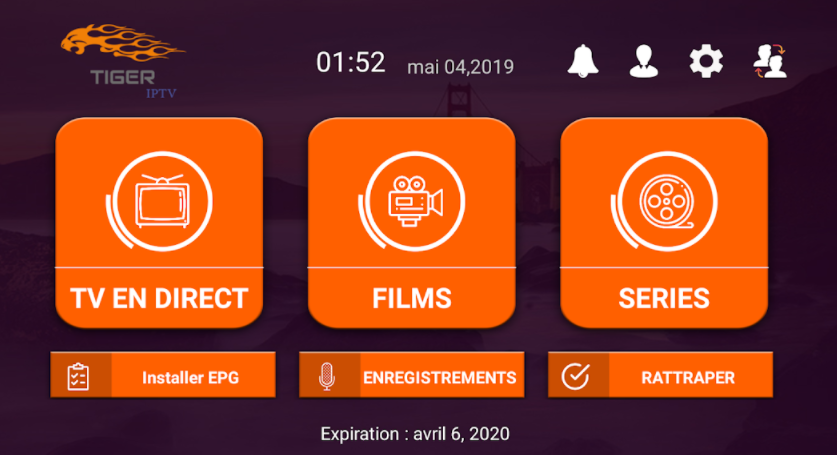 Tiger IPTV on Android