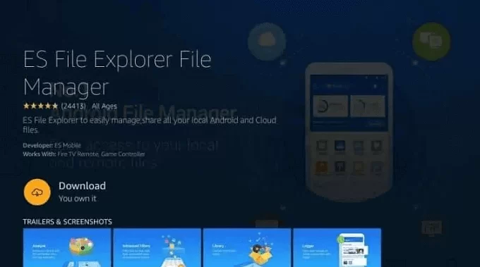 es file explorer