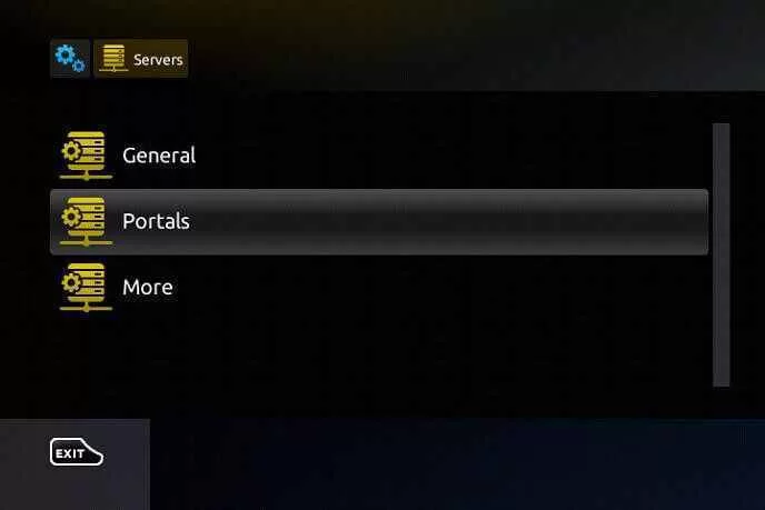 Portal option Rapid IPTV