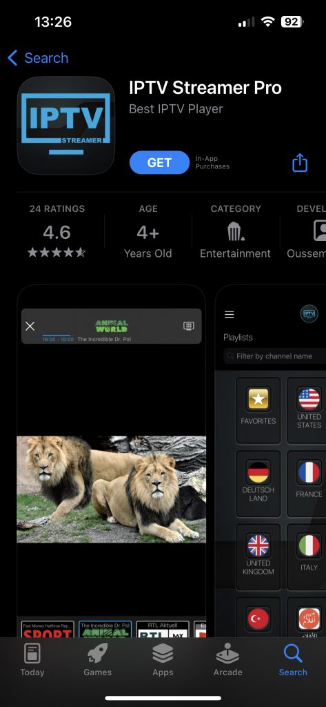 iptv streamer pro 