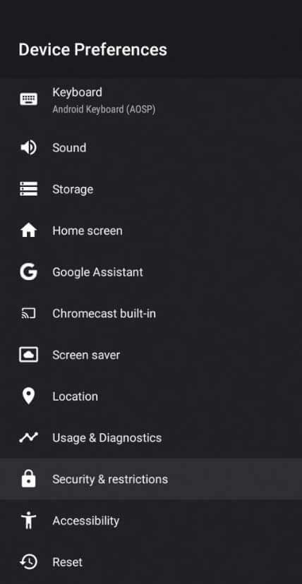 devices preferences of iptv