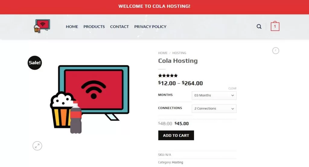 Cola IPTV plans