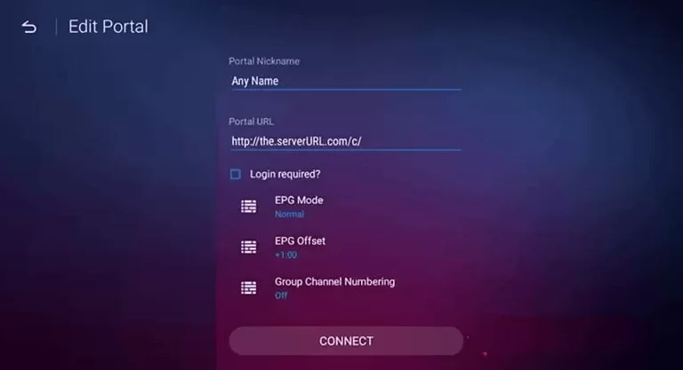 Connect to Edge IPTV