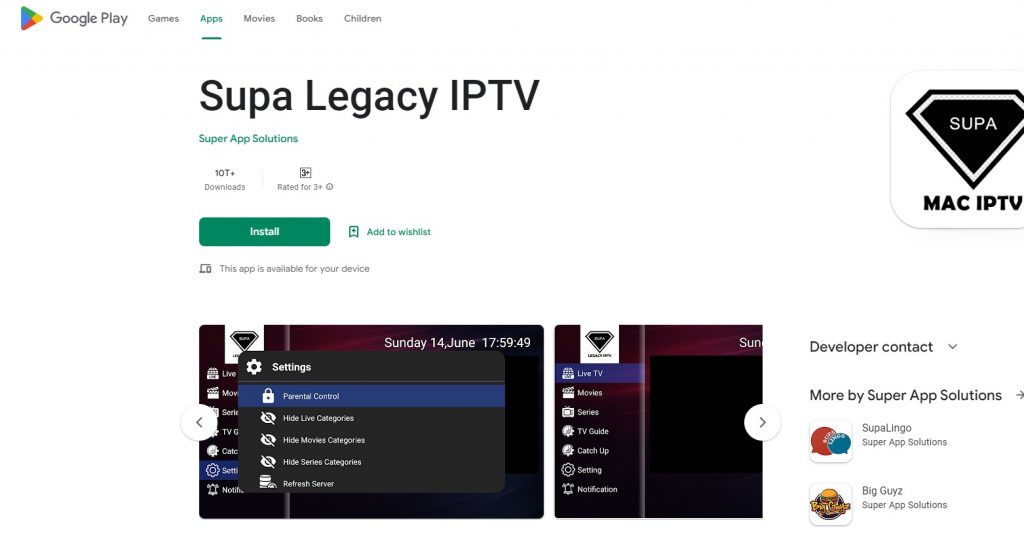 Supa Legacy IPTV