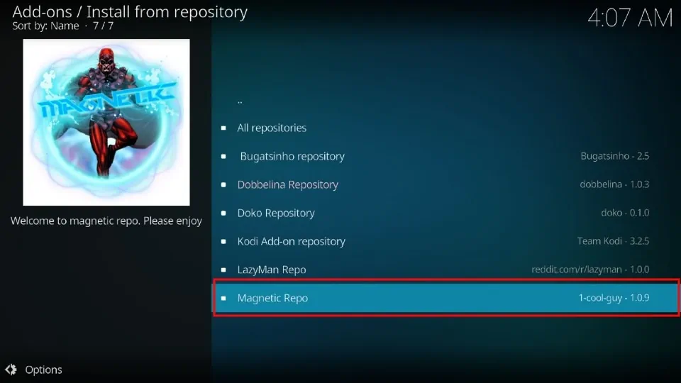 Choose Magnetic Repo