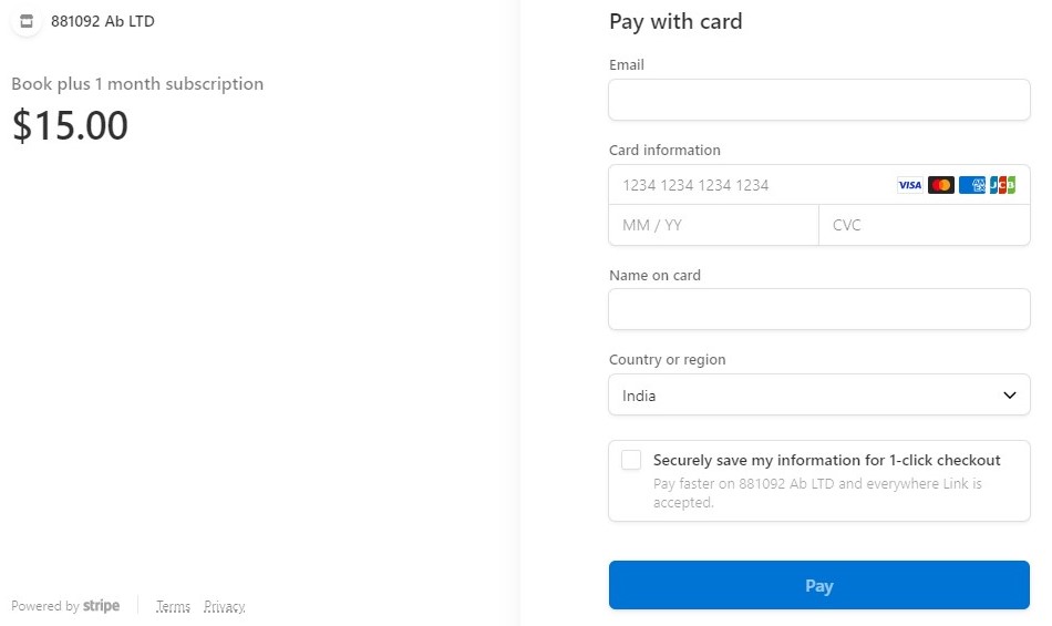 Pay for 1st Class IPTV