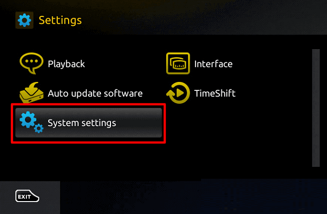 System Settings