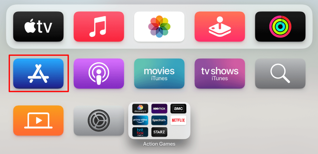 App Store on Apple TV