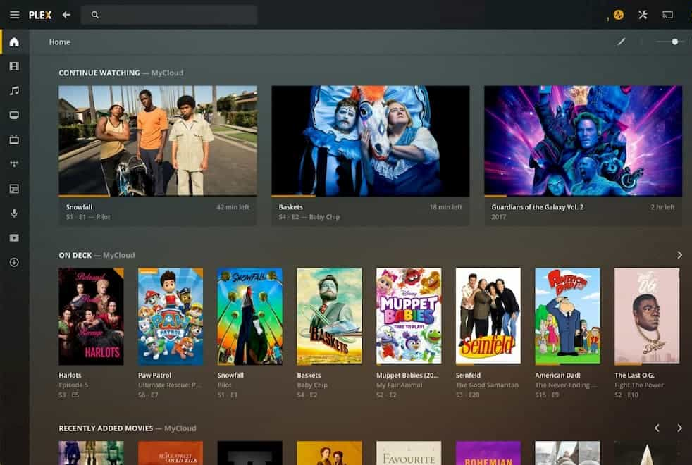 Plex IPTV content