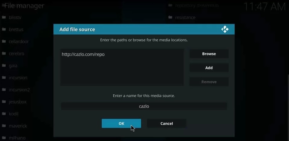 Enter Ultra IPTV Addon repo link