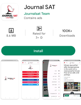 tap Install to get IPTV Journal Sat
