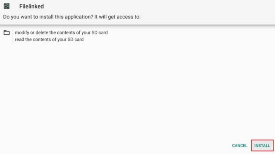 Install Filelinked on Firestick