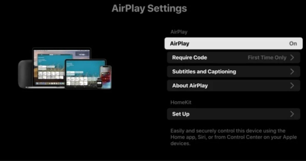 Enable AirPlay on LG Smart TV