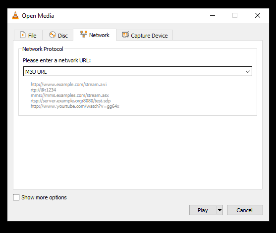 paste the M3U link of the IPTV Wallet