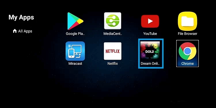 Open Dreamlink app to load IPTV M3U playlist