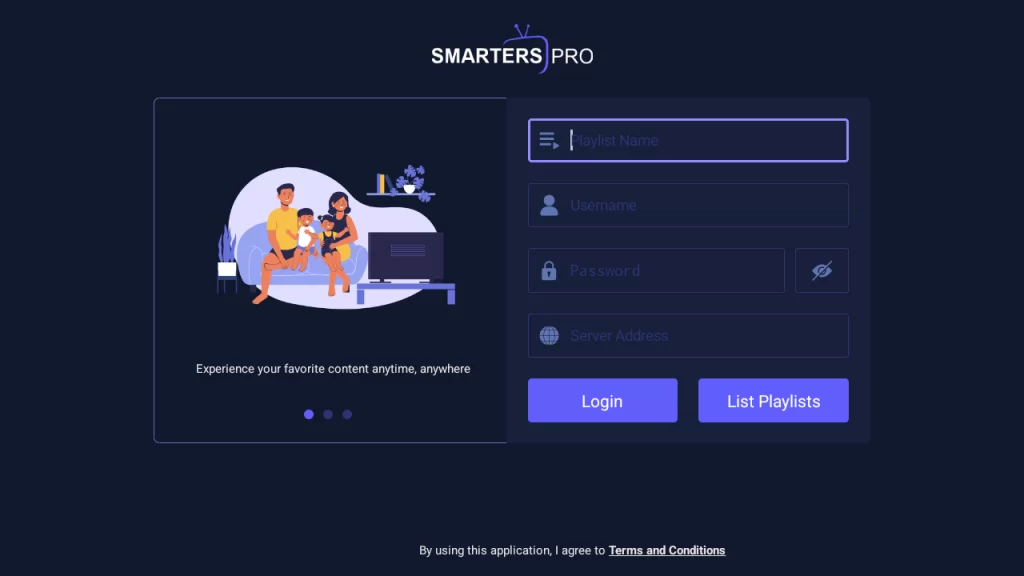 Login to Smarters Pro