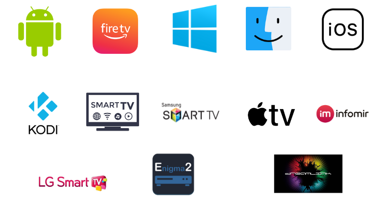 Compatible Devices of Dozenz IPTV